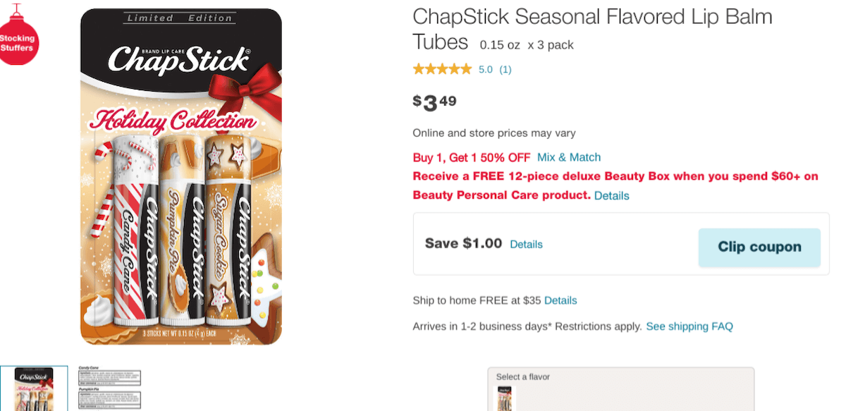 Chapsticks Holiday Collection