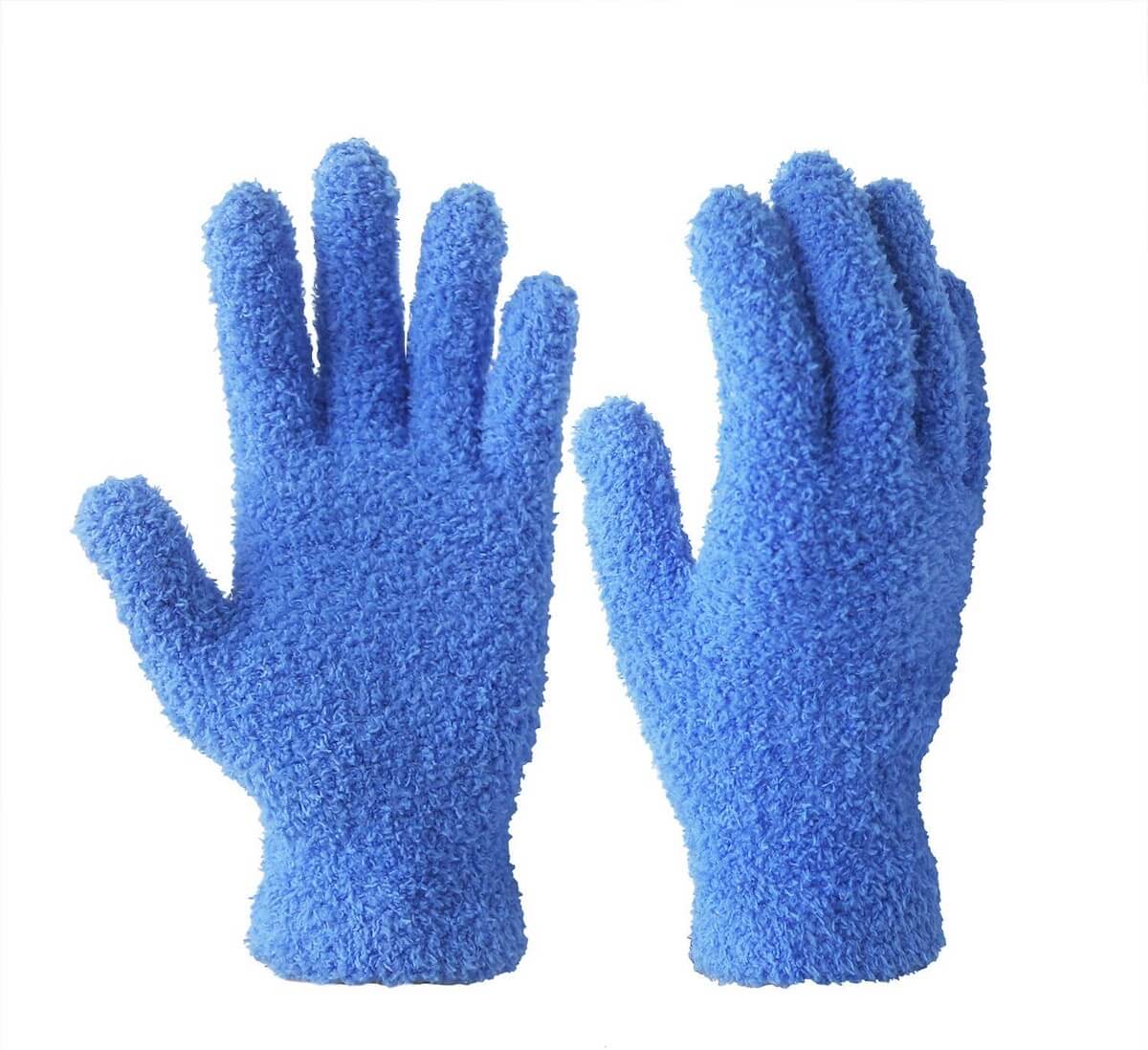 Microfiber dusting glove